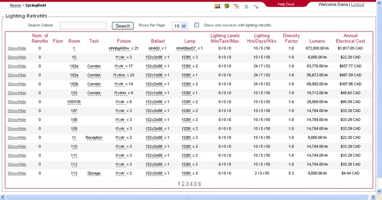 Plan your lighting projects room by room, fixture by fixture.  The built in lighting database has all the components and costs.